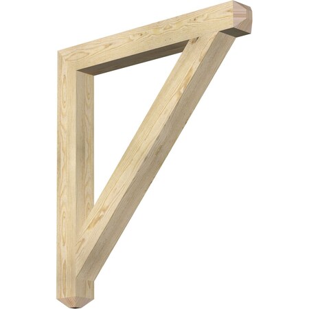 Ekena Millwork Traditional Craftsman Rough Sawn Bracket, Douglas Fir, 4"W x 36"D x 40"H BKT04X36X40TRA04RDF